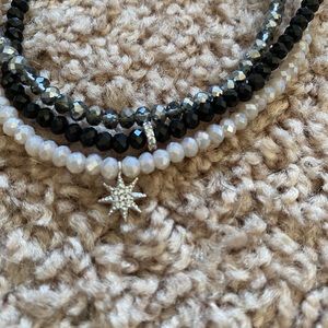 Rachel Lynn Chicago set of 3 crystal chokers